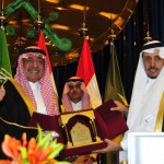 مع صاحب السمو الملكي الأمير مقرن بن عبد العزيز ولي العهد السعودي 