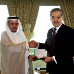 مع وزير الخارجية الطاجكستان سراج الدين أصلوف