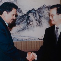 With his Excellency the President of China