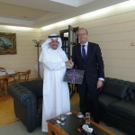 With the Ambassador of Netherlands in KSA